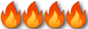 4 Flamme Emoji – belebend
